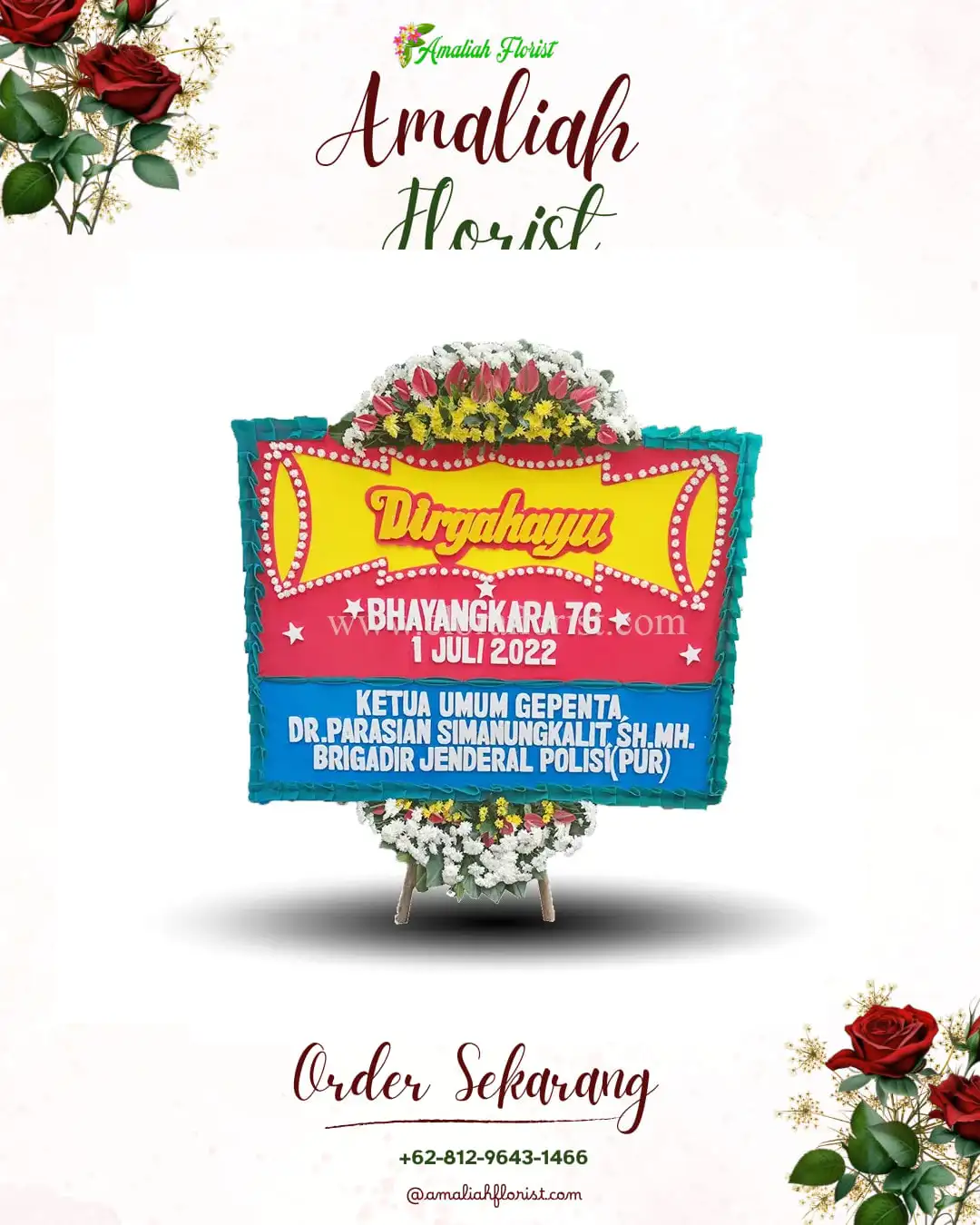 Papan Bunga HUT Ulang Tahun Guguak Panjang